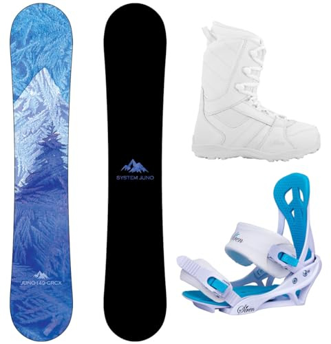 2020 System Juno and Mystic Complete Women's Snowboard Package (149 cm, Boot Size 8)