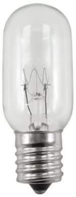 EFP Clear 25T8N 25 Watt Replacement Light Bulb for The Jerdon JPT25W Lighted Mirrors | 130 Volt E17 Intermediate Base - Includes 2 Bulbs