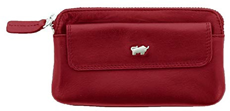 BRAUN BÜFFEL Schlüsseletui Golf 2.0 L Slim - aus echtem Leder (rot)