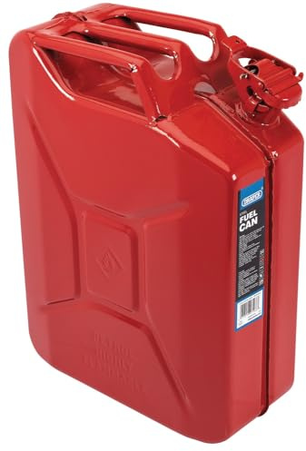 Draper 07568 20L Steel Fuel Can (Red)