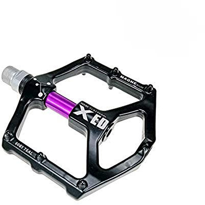 SICOFD Fahrradpedale Mountainbike, Fahrrad Pedale MTB mit Abgedichtete Läger 9/16 Zoll Achsendurchmesser Flat Pedale aus Magnesiumlegierung Trekking Pedale für MTB BMX Rennrad Mountainbike,Lila