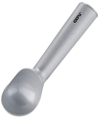 GEFU PALLINA Eisportionierer - Edelstahl Kugelformer für Eis & Melonen | Ergonomischer Eislöffel für perfekte Kugeln, ideal für Sorbet und Reis, hochwertige Qualität aus veredeltem Aluminium