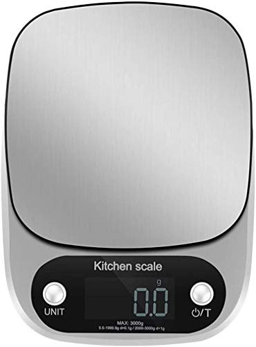 Elektronisches Wiegen 10 kg/0,1 g Hochpräzise Digitale Küche Mini-Schmucktasche für das Backen von Kaffee zu Hause mit LCD-Display