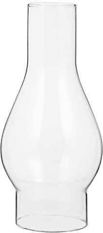 Vaguelly Lampenschirm Im Vintage-stil – Kaminschirm Aus Glas Für Petroleumlampe – Retro-design – Sanfte Beleuchtung – Einfache Installation