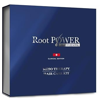 Root Power Meso Therapy Kit – Post Hair Transplant & Hair Loss – Includes Dermaroller – 10 x 5ml Vials – Collagen Boost & Scalp Rejuvenation – Supports Hair Regrowth & Anti-Aging