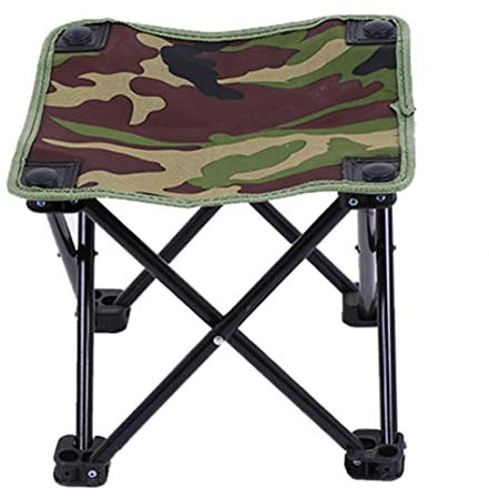 Suxdlan Campinghocker Klappbarer Stuhlleichter Mini -Sitz mit Tragetasche für Innenkits im Freien Wanderweg Picknick