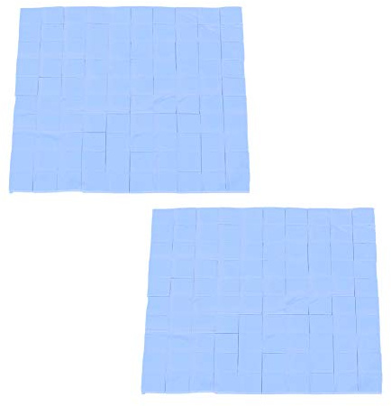 Almohadilla Térmica de Disipador de Calor de Silicona, Almohadillas Térmicas de Enfriamiento, Larga Vida útil Tamaño Pequeño para Conducción de Calor de Chip de CPU Conducción de