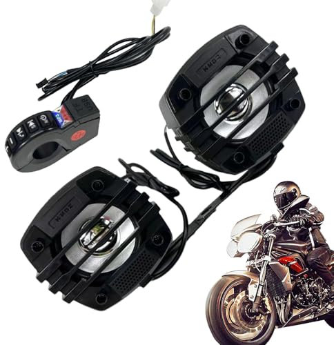 Impianto stereo per moto,Altoparlanti da manubrio per moto,audio audio per moto - Stereo per moto, amplificatore radio impermeabile, suono Hi-Fi per scooter moto