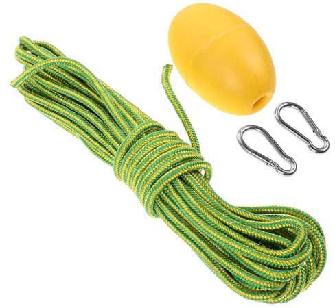 VANZACK Schwimmseil Aus Nylon Paddleboard- Rettungsring Mit Seil Kanuzubehör Baumpflegeseil Ankerboje Skiseil -wurfleine Bootssandanker Schwimmendes Bootshaken Yachten Kajaks Und