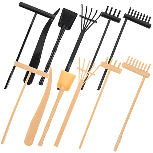 IMIKEYA Zen Garden Accessories Tray Tools for Including Desk Zen Garden Tools and Decorative Sand