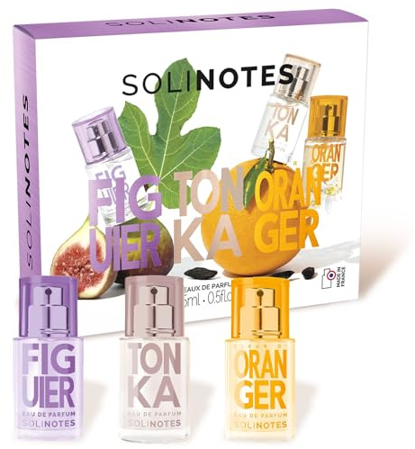 Solinotes Figuier, Tonka et Fleur d'Oranger Coffret Eaux de Parfums