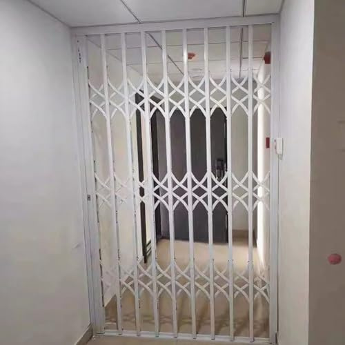 Inferriate per Finestre Rete di Protezione Interna Antieffrazione ad Alta Resistenza, Barre di Sicurezza Scorrevoli Pieghevoli per Finestre / Porte, Griglia di Sicurezza 60 90 100 110 120 150cm(70x210