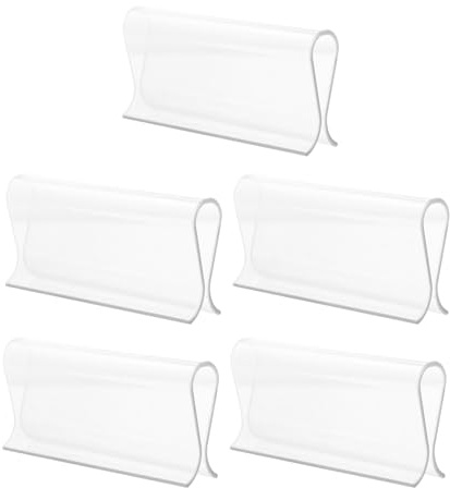 Hemobllo 5 Piezas Accesorios para Cortinas Enrollables R-Tipo Clip Transparente para Persianas sin Cordón Pinza de Elevación Fácil para Cortinas Rodantes Complementos Discretos para