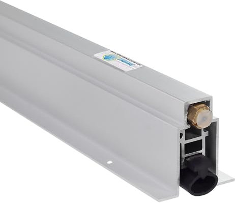 Bas de porte automatique mortaisé très résistant avec joint en néoprène 2,5 cm (32)