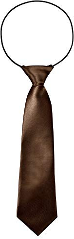BomGuard barnslips – glänsande och elastisk – 28 × 7 cm – festlig och bekväm – för pojkar och flickor, BRUN, One size