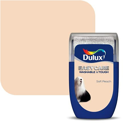 Dulux Easycare Washable & Tough Tester Paint, Soft Peach
