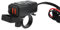 Fydun Caricabatterie Doppio USB per Moto Adattatore da SAE a USB con Interruttore di Copertura Impermeabile Ricarica Rapida Voltmetro Integrato per Tablet Telefono