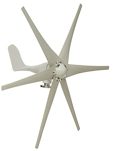 Aerogenerador 6000W 12V / 24V / 48V 6 Blades Generador de viento horizontal Generador de viento Generador Generador Molino de viento Turbinas de energía Carga para el hogar Camping Generador de turbin