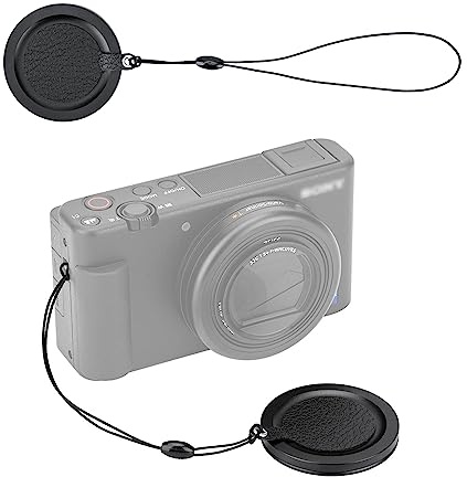 JJC Dedicated Metal Lens Cap for using with JJC F-WMCUVR6 UV Filter | Aluminum Lens Cover Protector with Nappa Leather Pad Anti-loss String