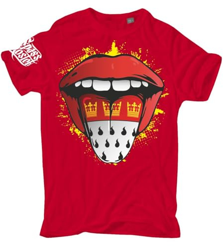 Spaß Kostet Herren Tshirt Kölsche Kölner Karneval Colonia Zunge Größe S bis 5XL