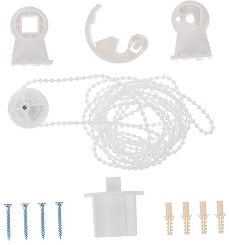 Cabilock 1satz Roller Curtain Clips Kunststoff-Haken Und Schrauben Für Vertikale Jalousien Passend Für Rohre Installieren Für Zuhause Und Büro
