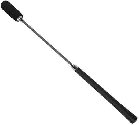 Golfschwung-Trainingsstock, Tragbarer Golfschwungstock, Soundeffekt, Zuverlässig Einstellbare Länge für den Innenbereich (Black)