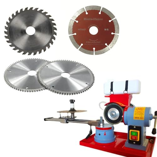 XNYXLPP Smerigliatrice per Lame circolari da 110 Volt, affilatrice per Lame per Sega elettrica da 2850 Giri/min, affilatrice per Lame per Sega, smerigliatrice da banco per la macinazione (550W 110V)