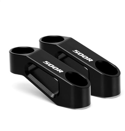 BXNLY Motorrad Spiegeladapter Für H-ONDA CBR500R CBR 500R Spiegel Verlängerung Adapter Rückspiegel(Nero)
