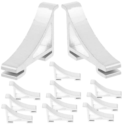 DOITOOL 12pcs Refrigerator Fridge Magnetic Clip Hooks Freezer Clamp Fridge Door Shelf Support