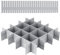 Pavlleen 24 Pcs Séparateurs de Tiroir, 32 x 7 cm Organisateur de Tiroir, Grille Diviseur de Tiroir en Plastique, Réglable, pour sous-Vêtements, Chaussettes, Maquillage, Fournitures de Bureau (Gris)