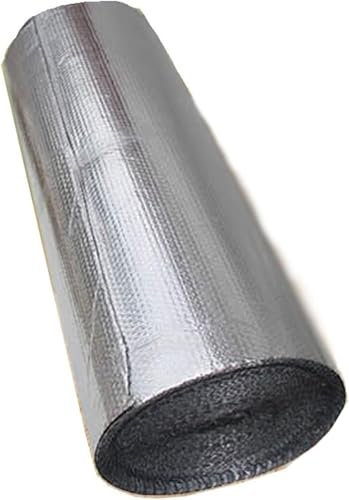 Panneaux réflecteurs en aluminium pour radiateur – Rouleau d'isolation thermique de 1 x 2 m et bouclier réfléchissant la chaleur pour une efficacité énergétique et des économies de coûts (99,1 cm x 2