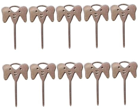 SHINEOFI 10piezas Extractor De Tarjetas para Extraer La Tarjeta Sim Teléfono Bandeja De De Teléfono De Expulsión Agujas para Diario