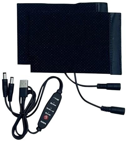 Heated Grip Cover - Heated Motorcycle Grip Covers 3 Heating Levels, Motorcycle Hand Grips Heater Warmer | Winter Thermal Riding Protection Gear for Electric Bikes Motorcycles ATVs Bicycles