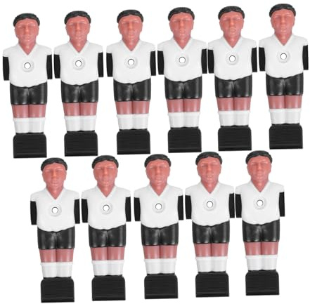 Beaupretty 11 Piezas Figuras de Futbolín para Máquinas de Fútbol de Mesa de Repuesto para Jugadores de Fútbol para Torneos de Futbolín de Mesa Figuras de Plástico