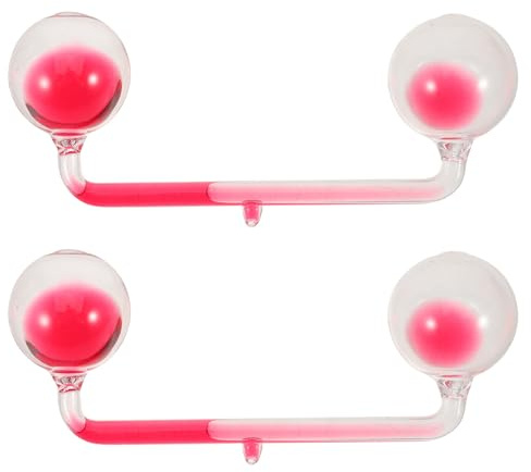 Milisten Bouilloire à Main Verre Sablier Décoratif pour Bureau Expérience de Couleur sur Verre Instrument de Mesure Scientifique Sablier de Bureau Original