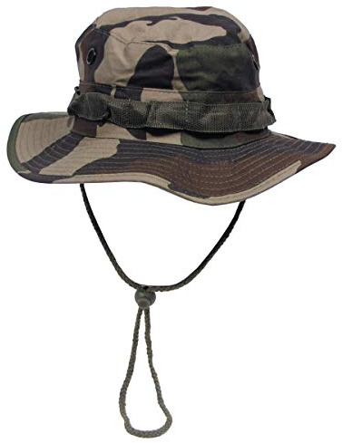 MFH Buschhut US mit Kinnband GI Boonie Rip Stop, S, CCE Camo