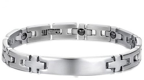 JewelryWe Paar Armband Magnet Partnerarmband Edelstahl Magnetarmband Pärchen Armreifen Magnetische Armkette Lieben Freundschaftsarmband Geschenk für Herren Damen