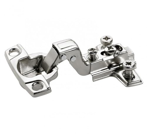 Hettich – Cerniera pentola Minimat per porte innenliegende, 95 °, pentola – Ø 26 mm, acciaio nichelato, 1 pezzo, 62401