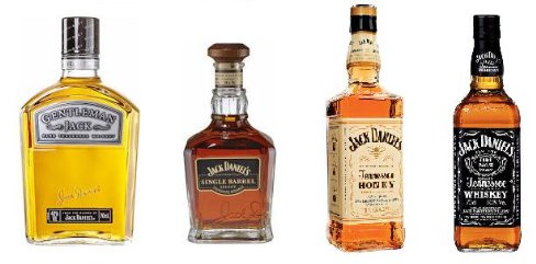 Jack Daniel's Geschenk 4er Set x 70cl