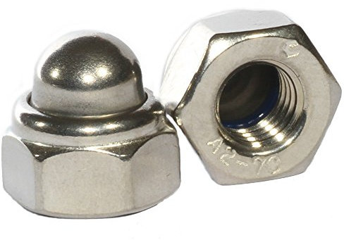 Bolt Base - Selbstsichernde Hutmutter Sechskant - M6 - A2 Edelstahl - DIN 986-20 Stück