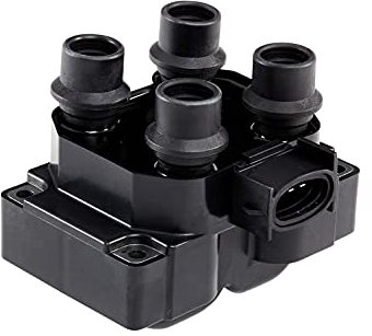 HELLA 5DA 193 175-401 Bobina de encendido - 12V - 3polos - Bobina de encendido bloque - atornillado - con conmutador incorporado