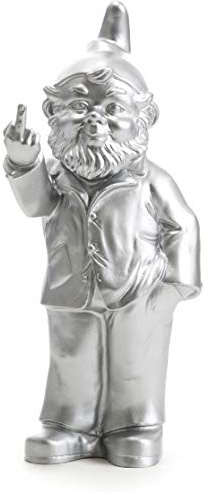 Ottmar Hörl – Gartenzwerg mit Stinkefinger Ottmar Hörl Silberfarben