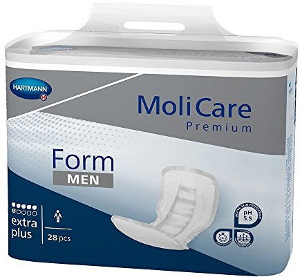 MoliCare Premium Form MEN Extra Plus Inkontinenzeinlagen, 6 Tropfen, 1x28 Stück