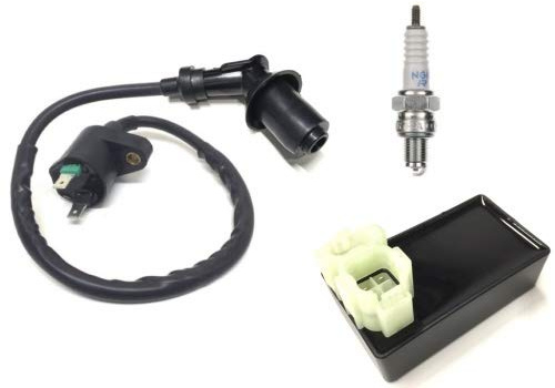 Zündspule Zündkerze Zündkerzenstecker CDI passend für REX RS 450, Kymco Agility 50 (4-Takt)