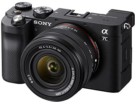 Sony Alpha 7C Full-Frame Compact Mirrorless Camera Kit - Black (ILCE7CL/B)