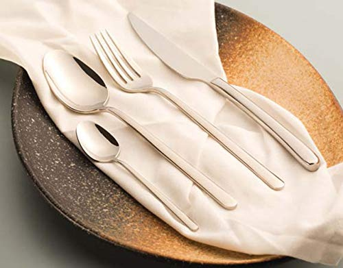 Fine Dine 764626 Amarone Lot de 12 fourchettes à vaisselle en acier chromé 18/10 Diamètre 212 mm
