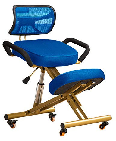 JMYSD Ergonomischer Kniestuhl Verstellbarer Kniestuhl Für Office Home Balancing Body Shaping Rückenschmerzen Schreibtisch Computer Kniestuhl Stuhl,D