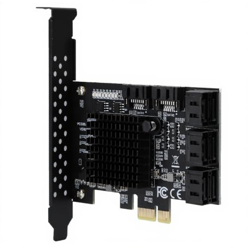 PCI-E Zu SATA 3.0 Controllerkarte, 8-Port SATA Schnittstellenerweiterungskarte Mit Treiber-CD Für 7/8/10/XP