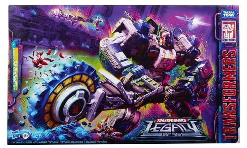 Transformers F2986 Toys Generations Legacy Series Titan Cybertron Universe Metroplex Action Figure, Ages 15 and Up, Multicolor, 55.5 cm