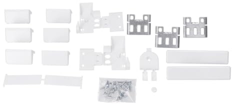 easyPART passend für Miele 00491368 Befestigungssatz Flachscharnier Siemens | Kühlschrank, Möbelfront, Gerätetüre, Türe, Ersatzteil, Kompatibel mit Bosch, Balay, Constructa, Neff